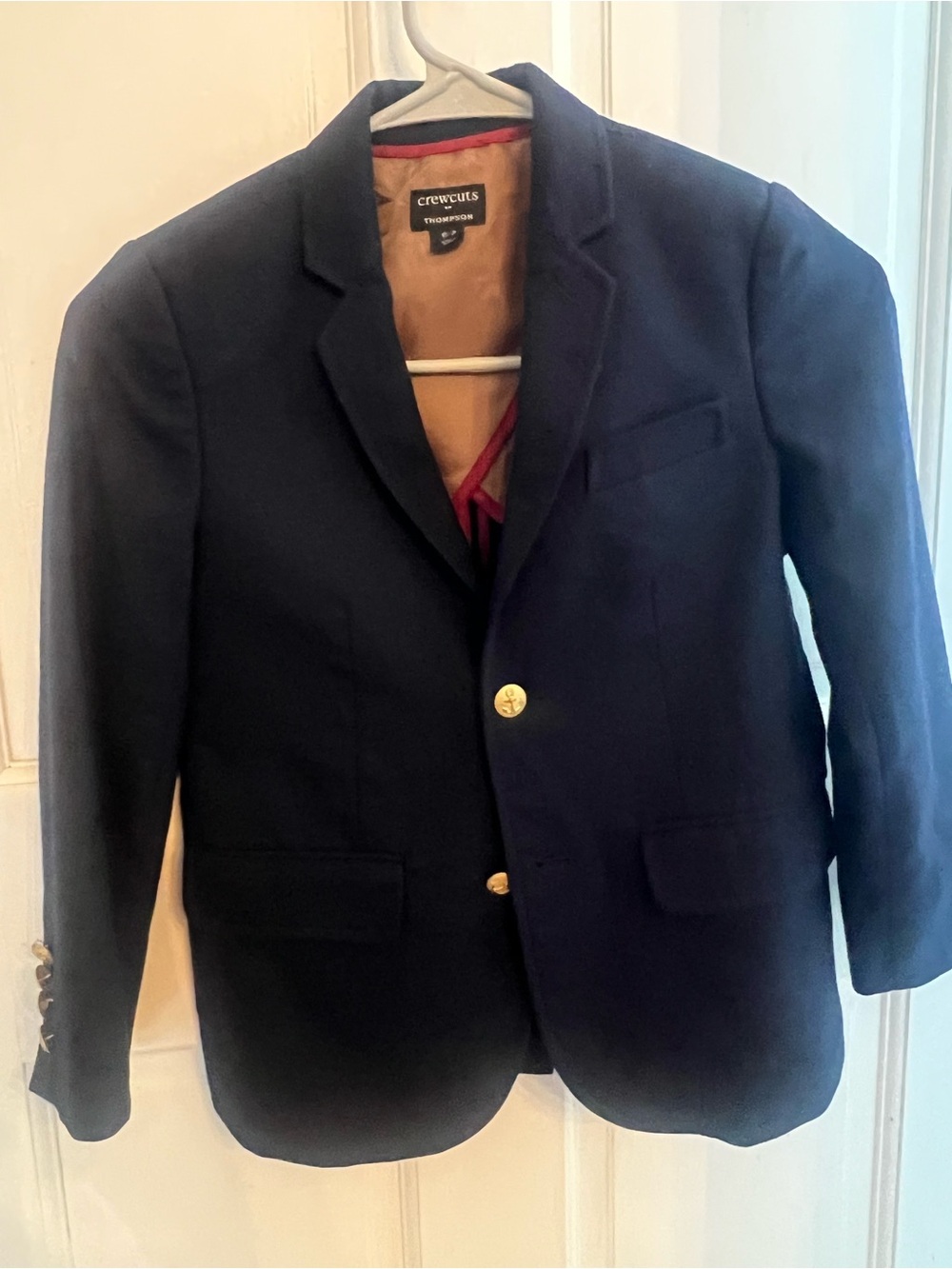 J. Crew Factory Boys' Navy Blazer with Gold Buttons